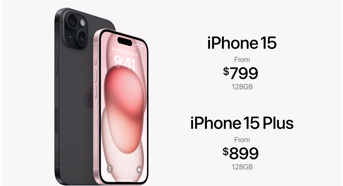 iPhone 15 có mức giá mở bán tại thị trường quốc tế cao hơn $100 so với iPhone 13 mini